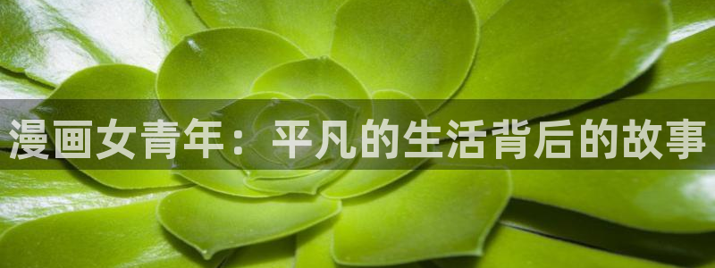 天堂漫画在哪能下：漫画女青年：平凡的生活背后的故事